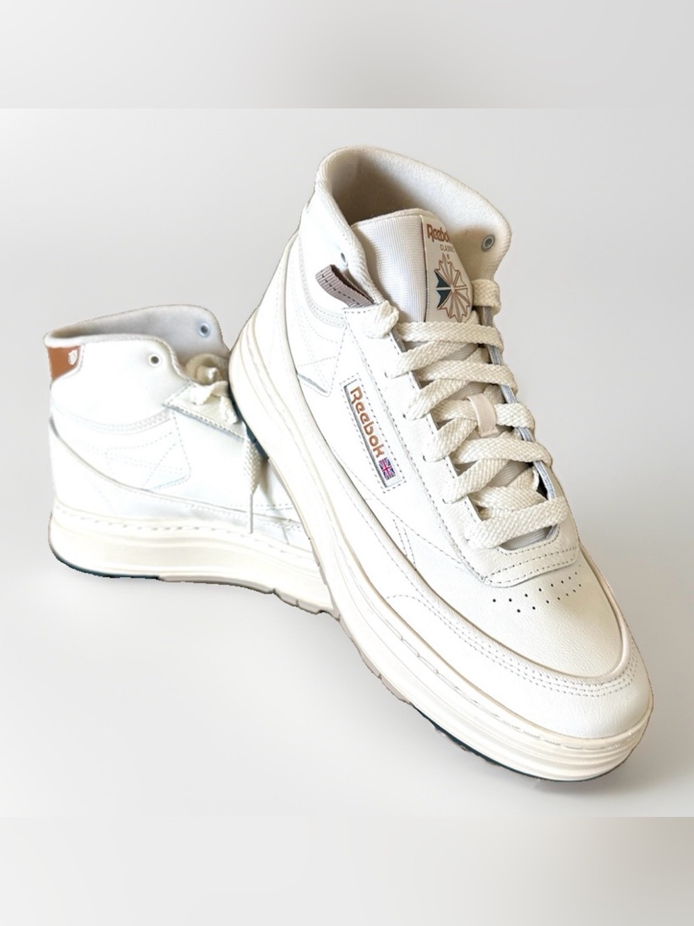 Reebok Club C Geo Mid Platform Sneakers Women’s Size 10 NWT